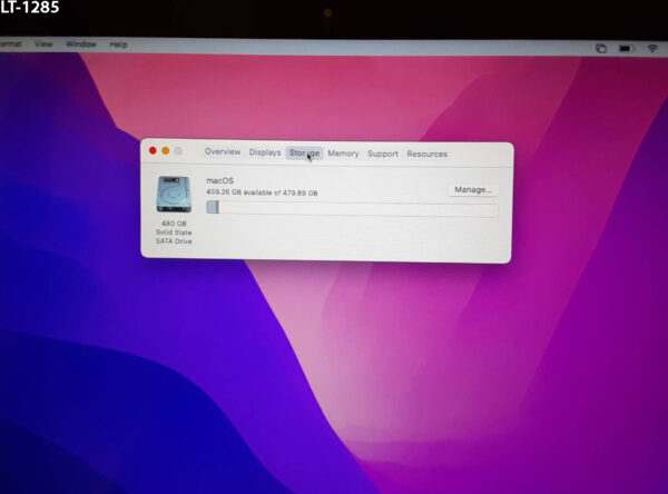 (LT-1285) MacBook Pro A1286 (9,1) / 15.4 in. / Intel i7 / 16GB RAM / 480GB SSD (IMPERFECT) - Image 5