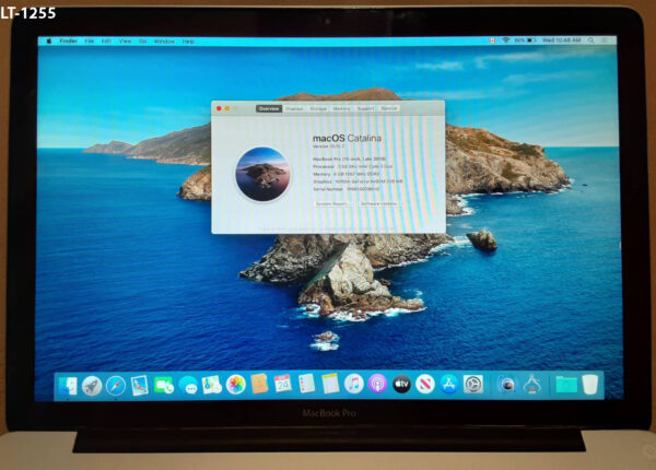 (LT-1255)-MacBook Pro A1286 / 15.4 in. / Intel Core 2 Duo / Year: 2008 / 6GB RAM / 500GB HDD