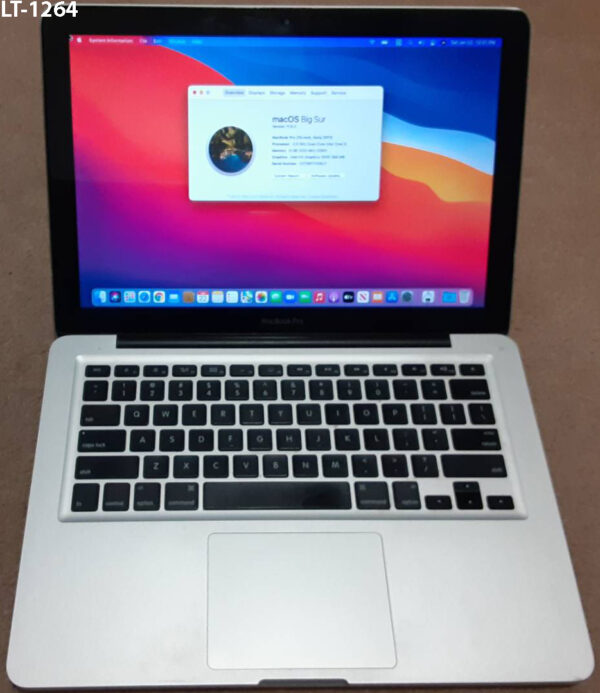 (LT-1264)-MacBook Pro A1278 (8.1) / 13.3 in / Intel i5 / Year: 2011 / 6GB RAM / 500GB HDD