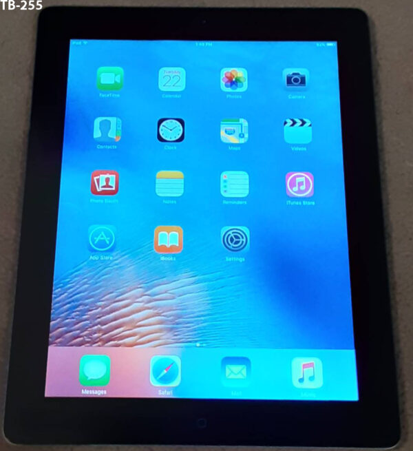 (TB-255)-Apple iPad 2,4-A1395 / 9.7in / 12.8GB