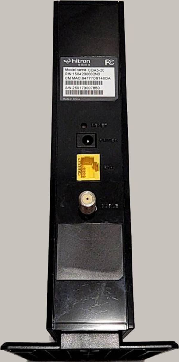 (MOD-61)-HITRON CDA3-20 Cable modem - Image 2