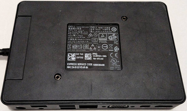 (MPRT-02)-Dell SD15 Docking Station - Image 4