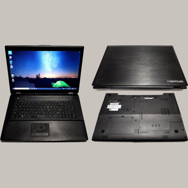 (LT-1299)-Clevo Cyberpower W170HR / 17.3 in. / Intel i7 / 16GB RAM / 500GB SSD
